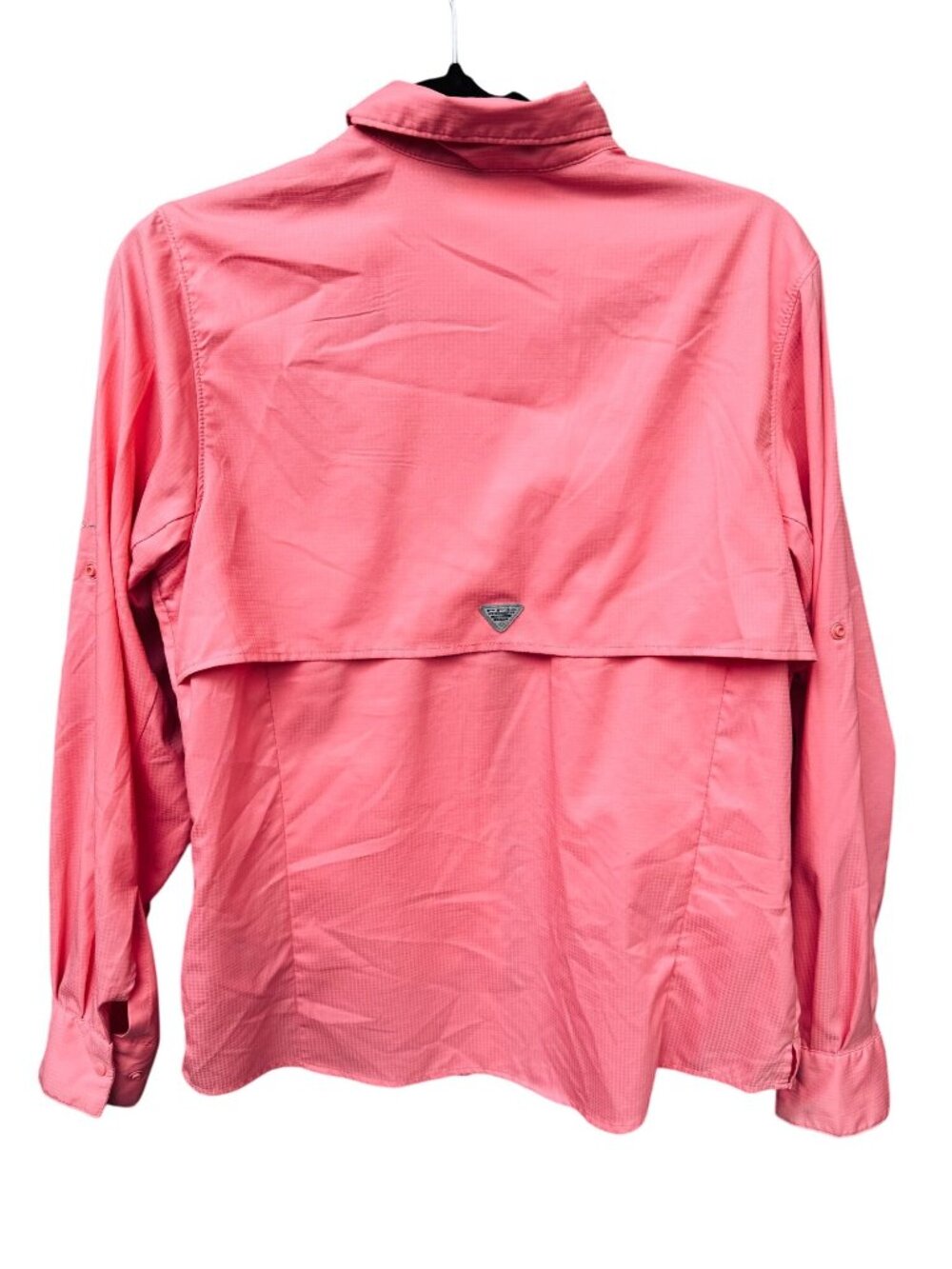 Columbia PFG Womens Pink Long Sleeve Vented Fishing Shirt Medium - Picture 2 of 9